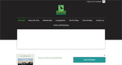 Desktop Screenshot of humewoodgolf.co.za